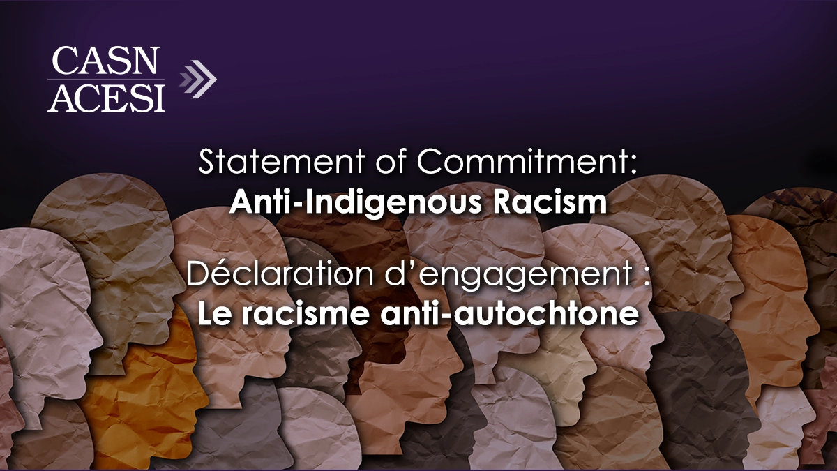 Statement of Commitment: Anti-Indigenous Racism