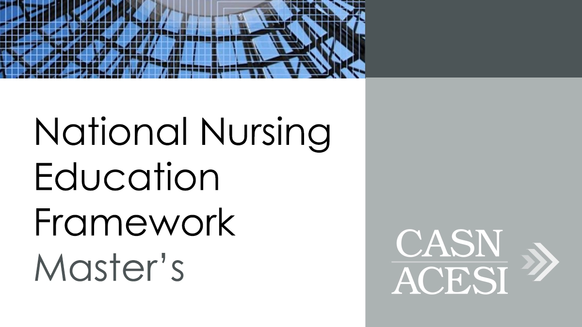 Master’s Framework