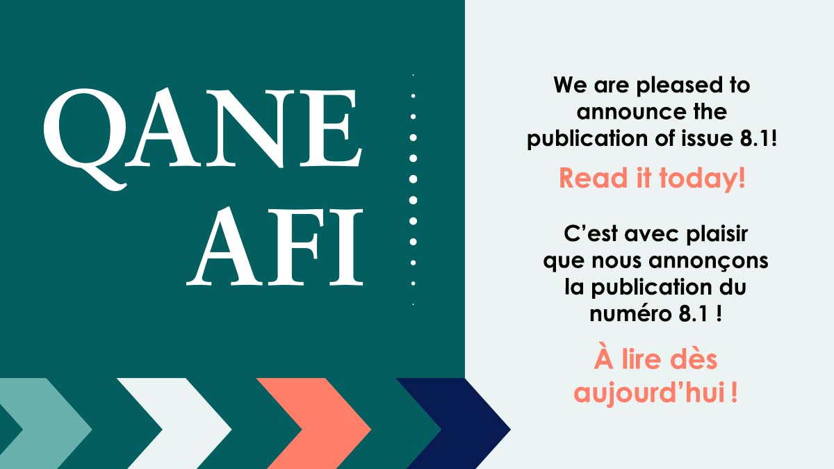 Le nouveau numéro de l’AFI est disponible! Avancées en formation infirmières