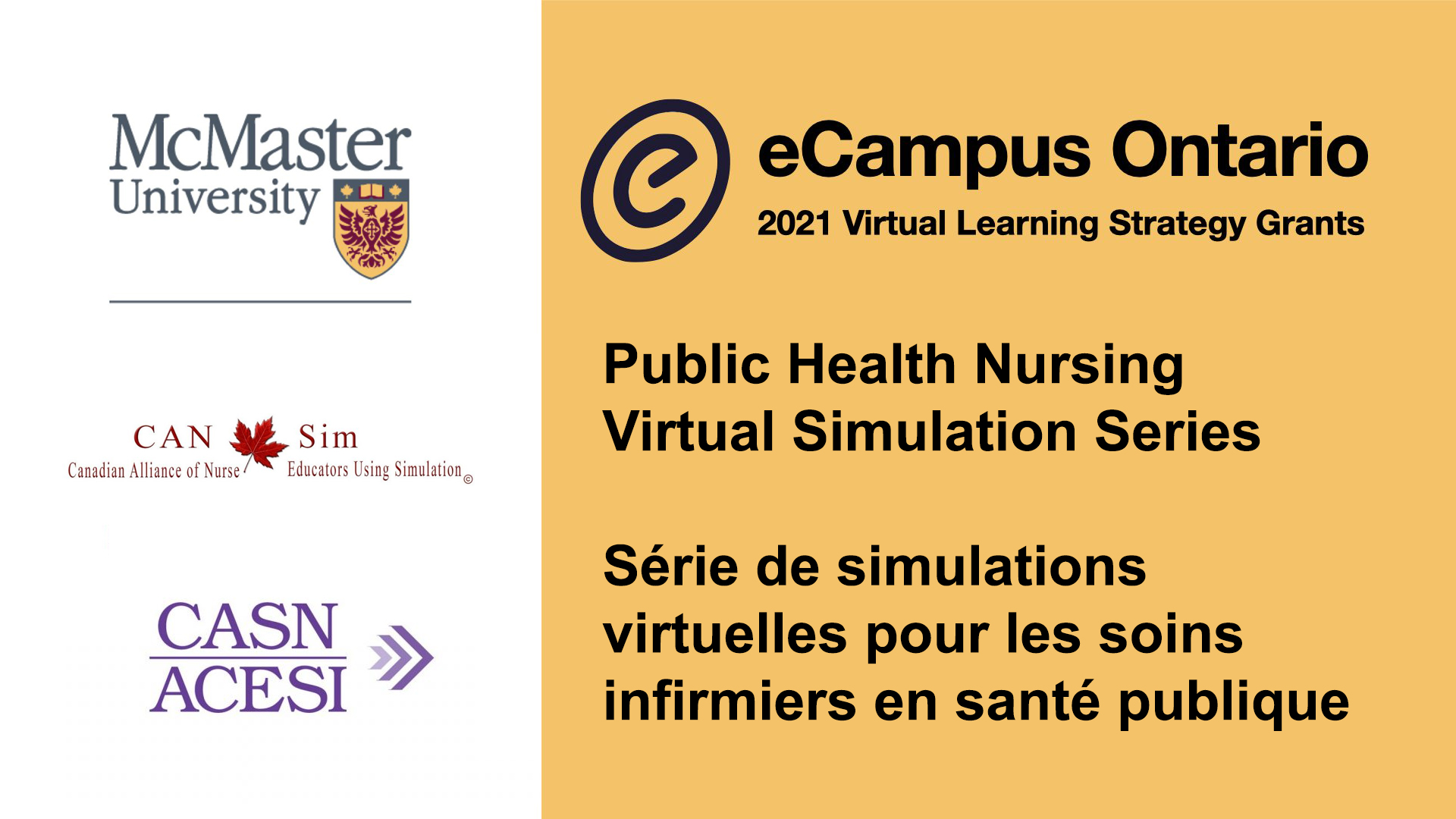 eCampus Ontario finance la création d’une série de simulations virtuelles pour les soins infirmiers en santé publique