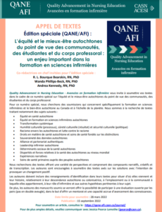 APPEL DE TEXTES Édition spéciale (QANE/AFI)