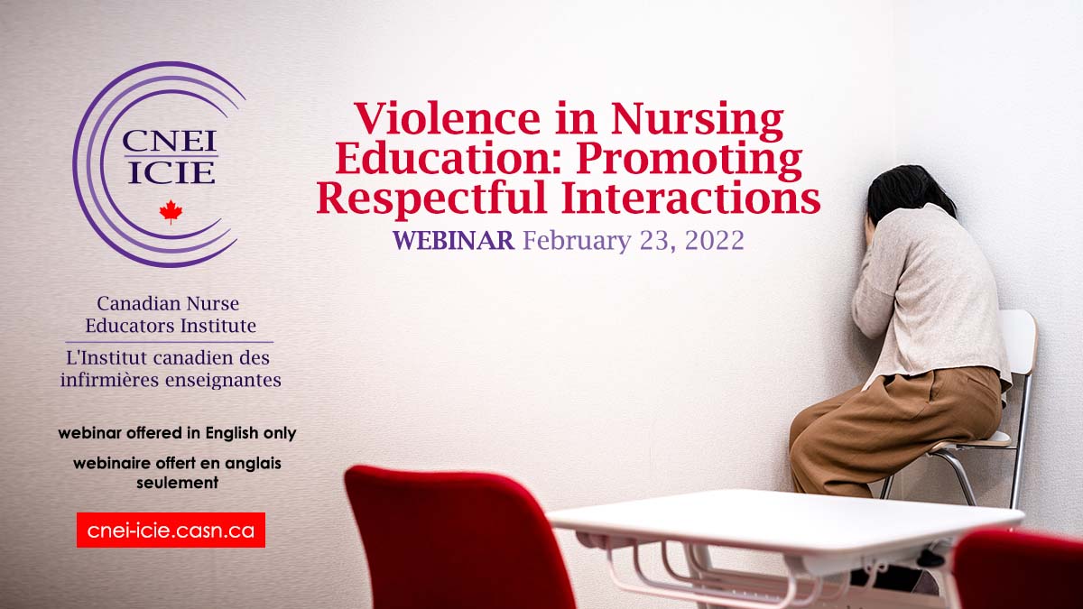 Upcoming FREE CNEI Webinar on Violence in Nursing Education