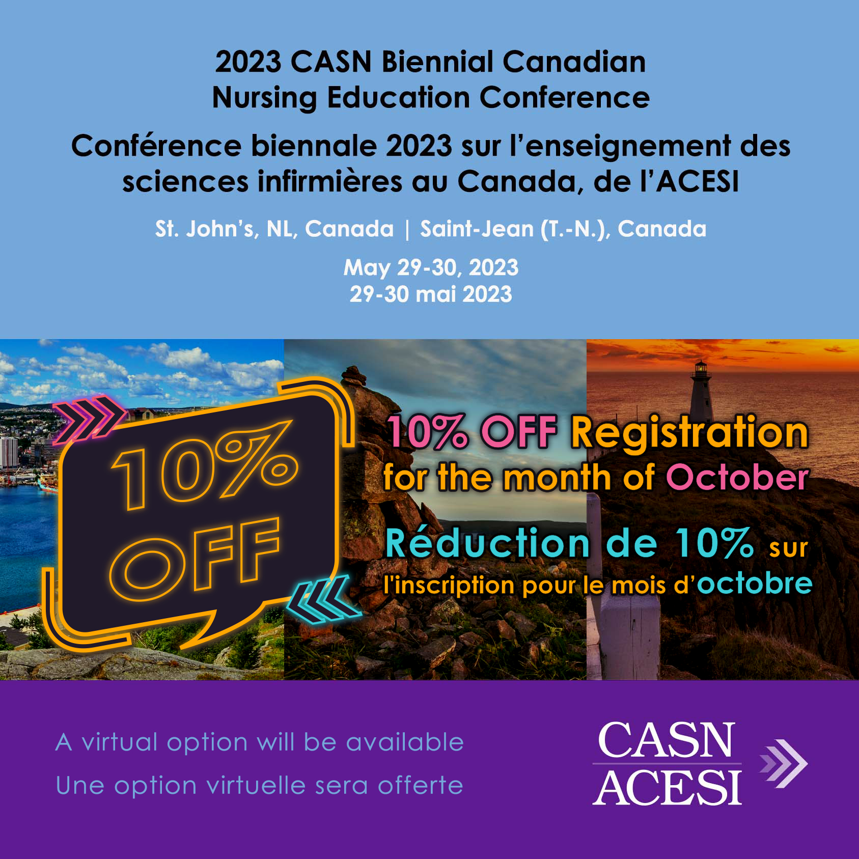 10% CASN Conference for October