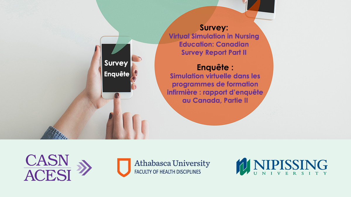 Enquête : Simulation virtuelle dans les programmes de formation infirmière : rapport d’enquête au Canada, Partie II