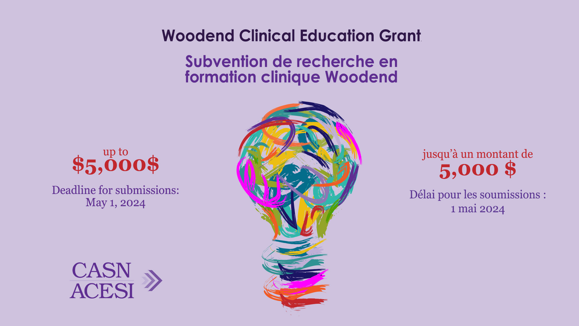 Subvention de recherche en formation clinique Woodend