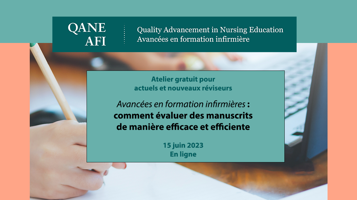 Avancées en formation infirmières: comment évaluer des manuscrits de manière efficace et efficiente