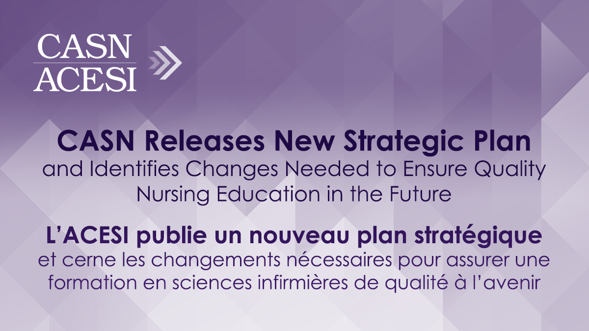 L’ACESI publie un nouveau plan stratégique et cerne les changements nécessaires pour assurer une formation en sciences infirmières de qualité à l’avenir