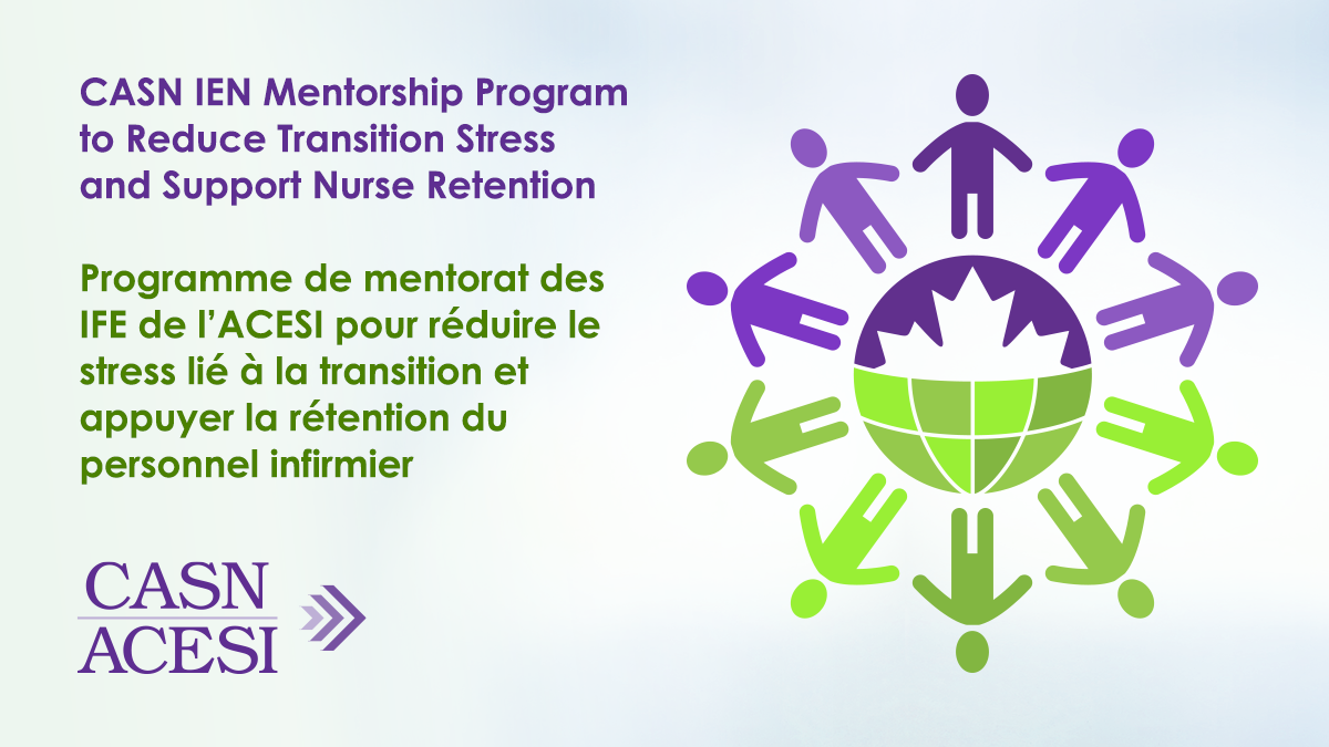 Programme de mentorat des IFE  de l’ACESI pour réduire le stress lié à la transition et appuyer la rétention du personnel infirmier