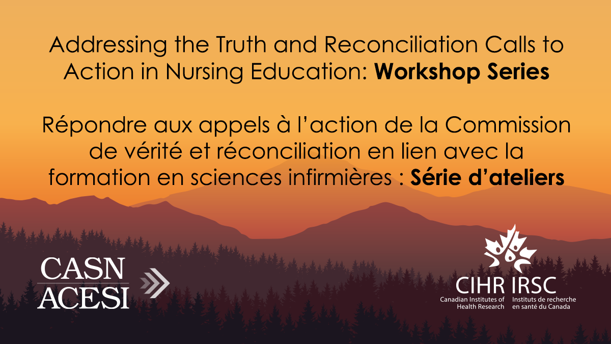 Répondre aux appels à l’action de la Commission de vérité et réconciliation en lien avec la formation en sciences infirmières : série d’ateliers