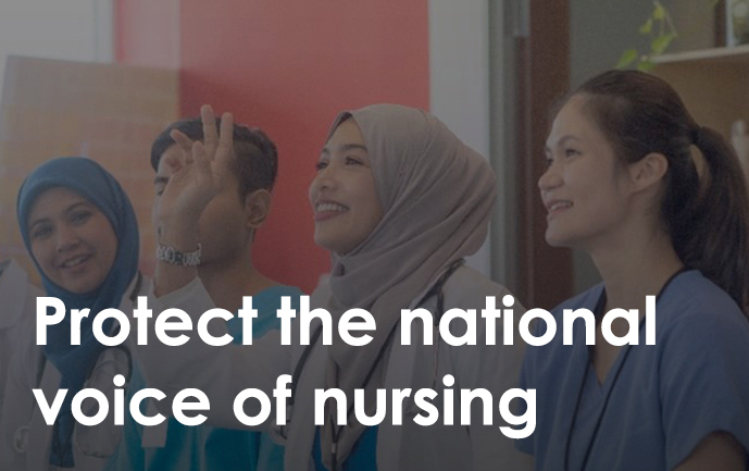 Protect the national voice of nursing