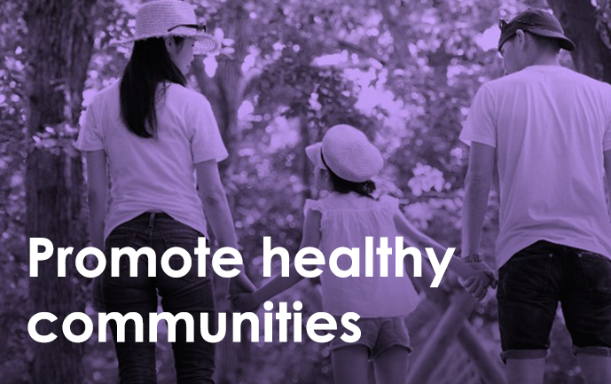 Promote healthy communities