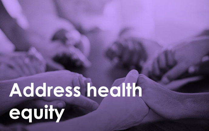 Address health equity