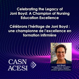 Celebrating the legacy of CASN employee Joni Boyd graphic