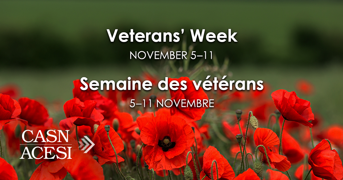 Semaine des vétérans : du 5 au 11 novembre