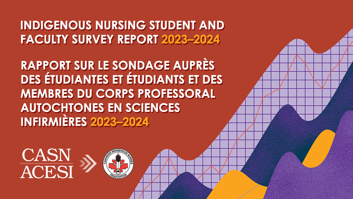 Rapport sur le sondage auprès des étudiantes et étudiants et des membres du corps professoral autochtones en sciences infirmières, 2023-2024