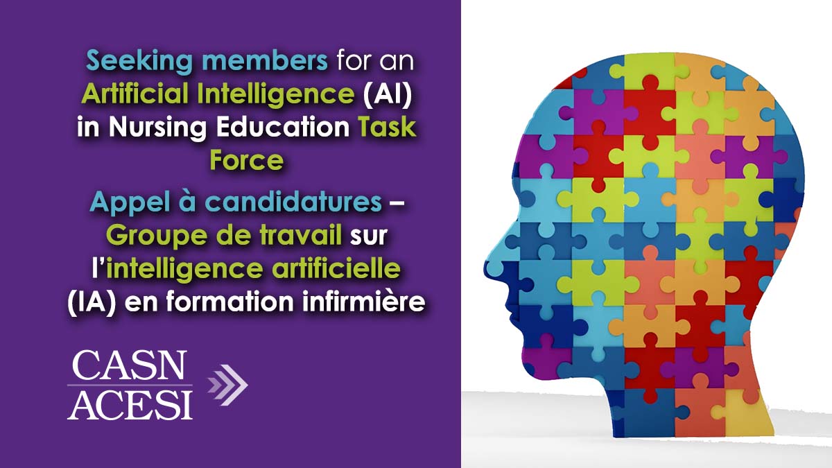 CASN National Task Force on Artificial Intelligence in Nursing Education