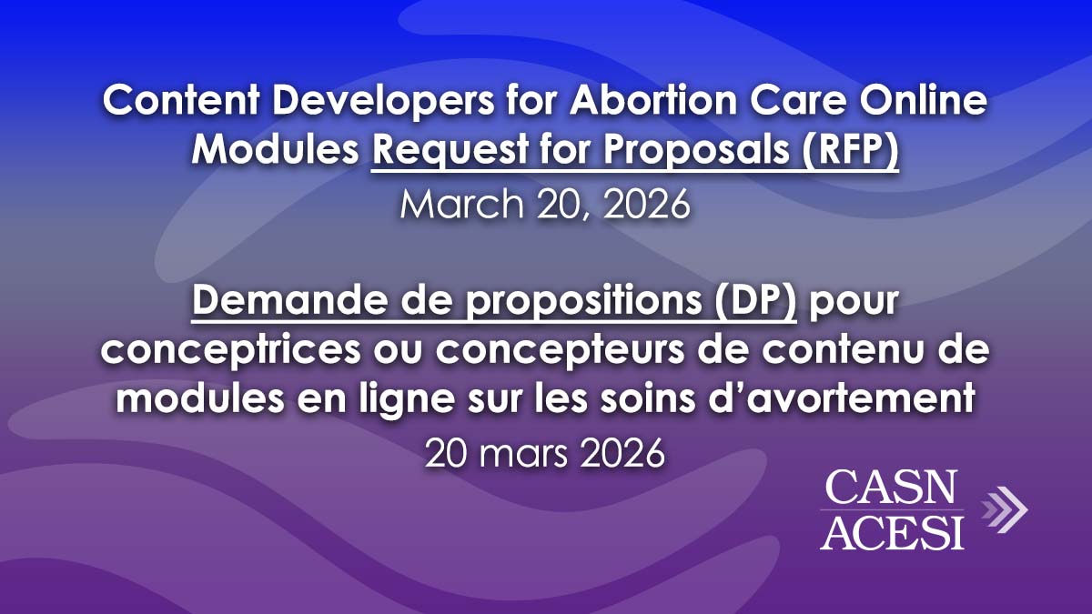 Animator for Abortion Care Online Modules: Request for Proposals (RFP)